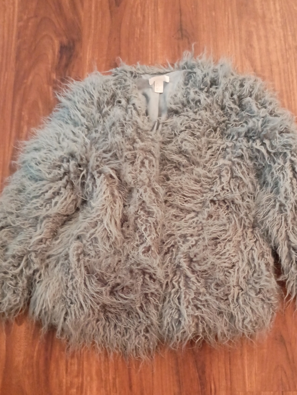 H&M Shaggy Faux Fur Puffer Jacket